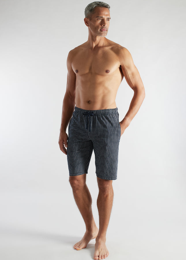 CECEBA Herren Bermuda blau bedruckt