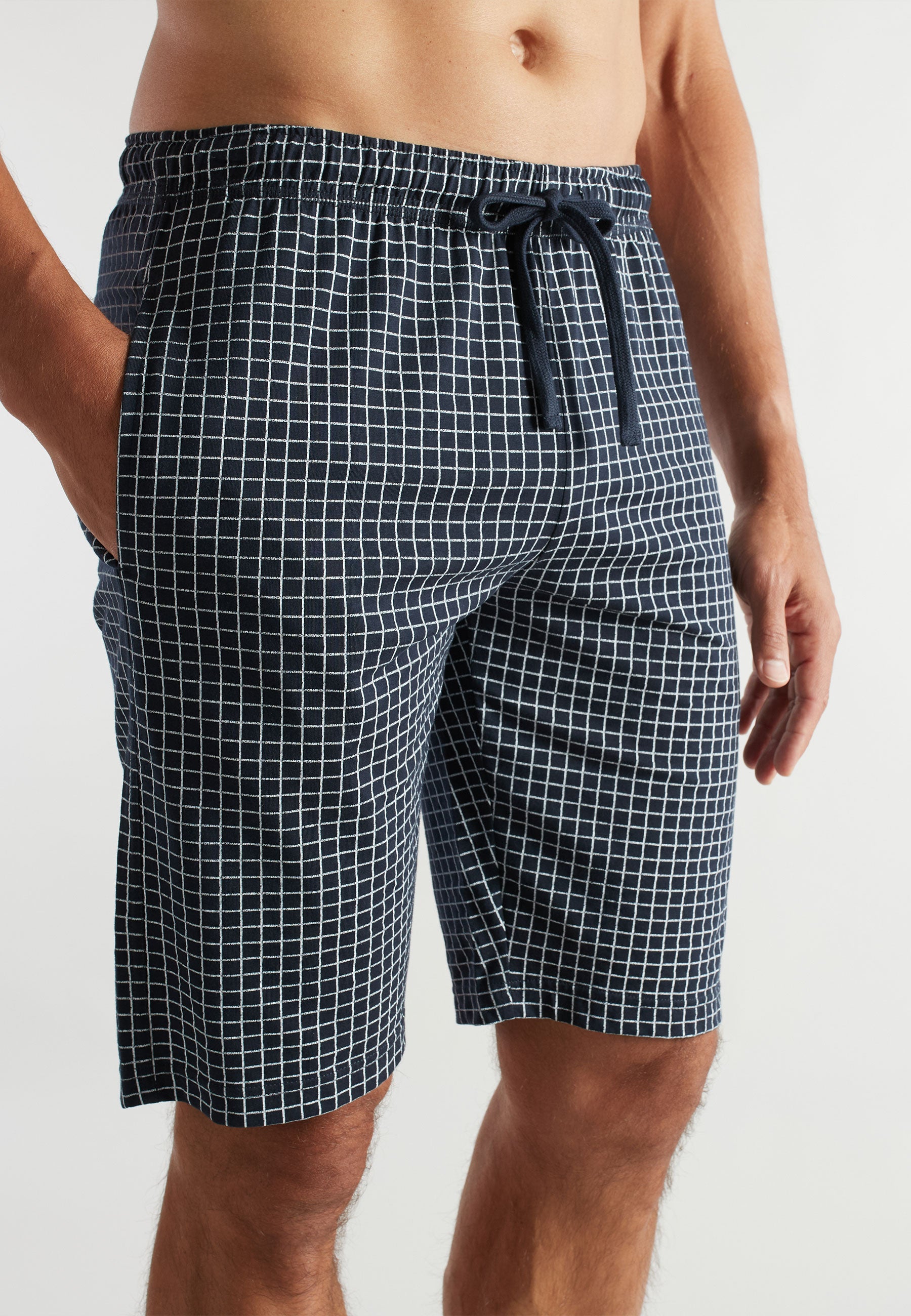 CECEBA Herren Bermuda blau bedruckt