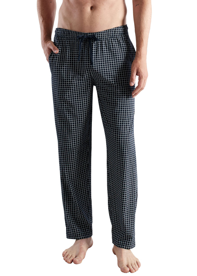 CECEBA Herren Lange-Hose blau bedruckt