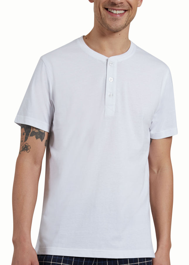 CECEBA Herren Shirt weiß uni