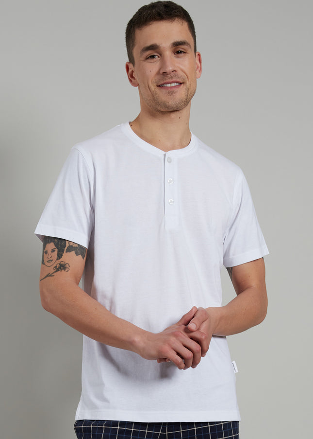 CECEBA Herren Shirt weiß uni