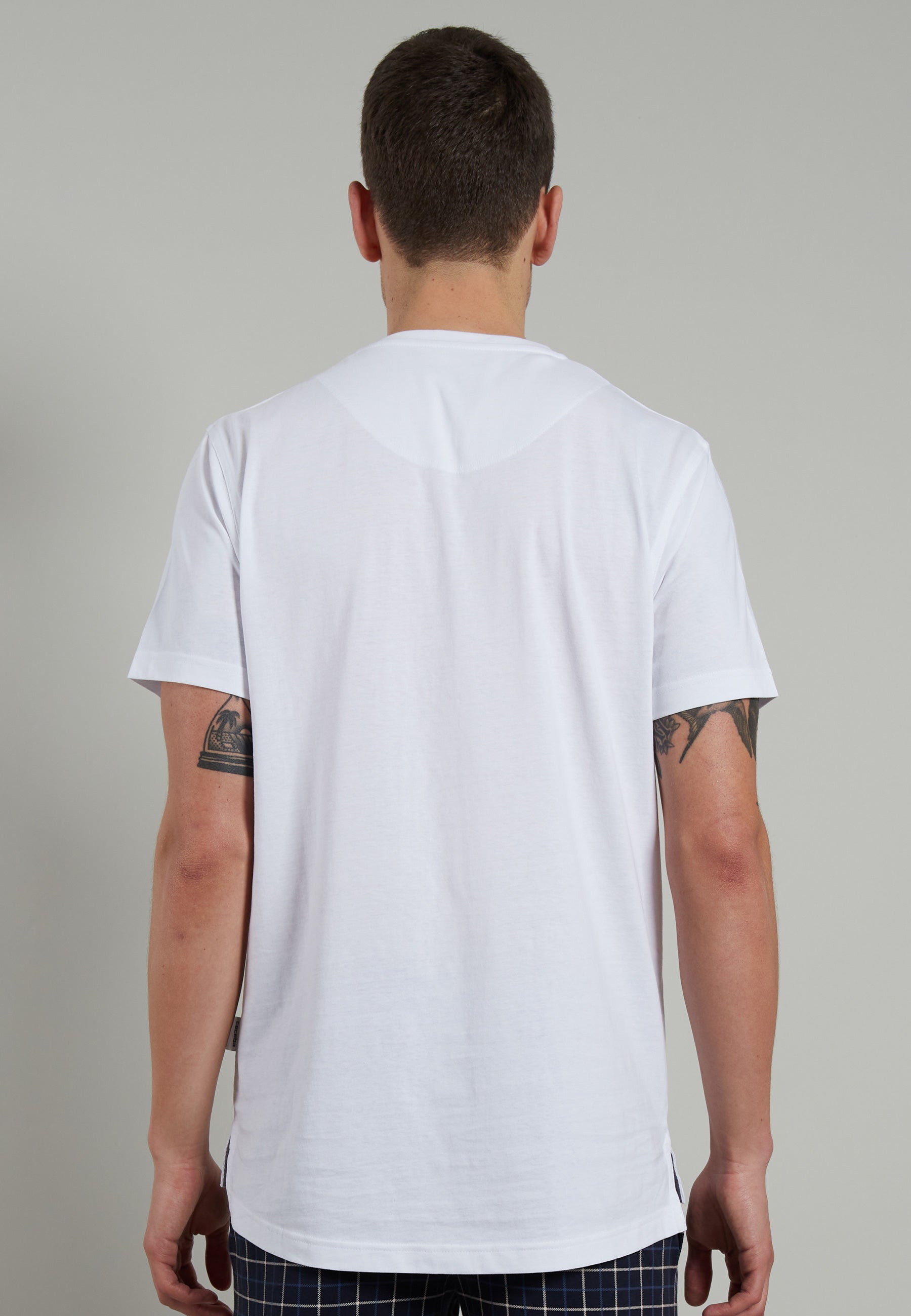 CECEBA Herren Shirt weiß uni