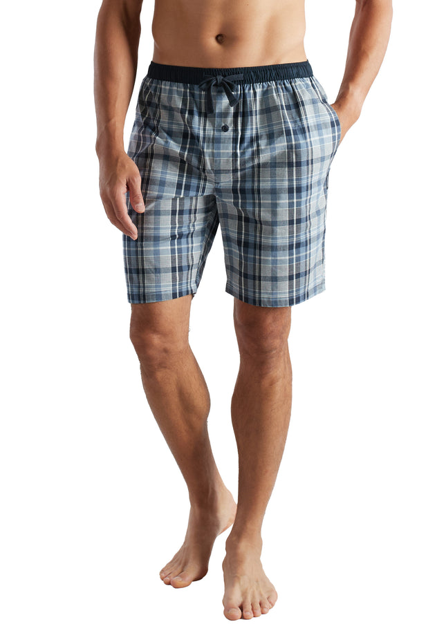 CECEBA Herren Bermuda blau kariert