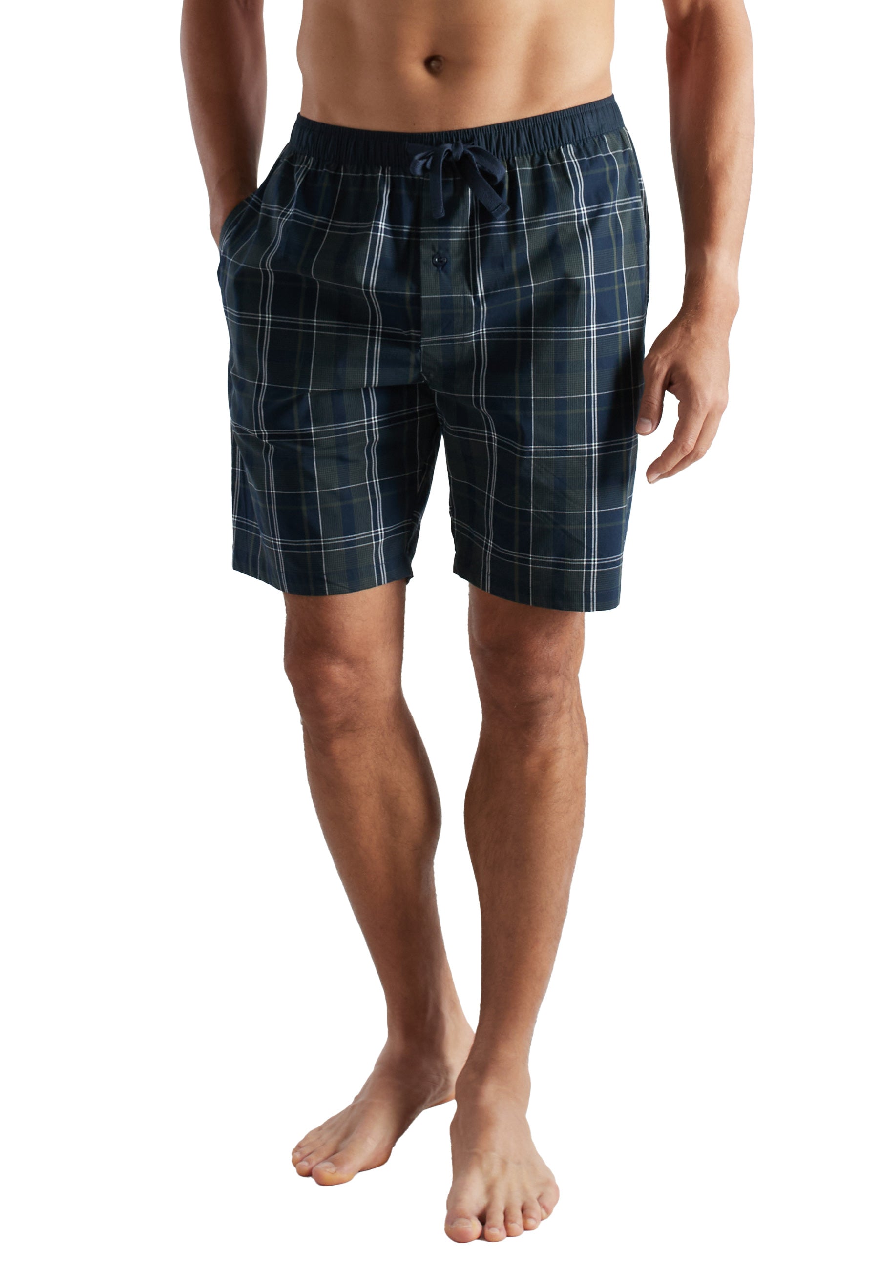 CECEBA men's Bermuda shorts blue checked