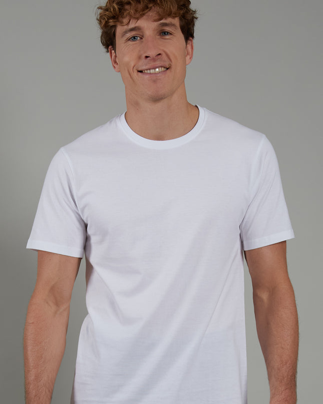 CECEBA men's shirt white plain 2-pack