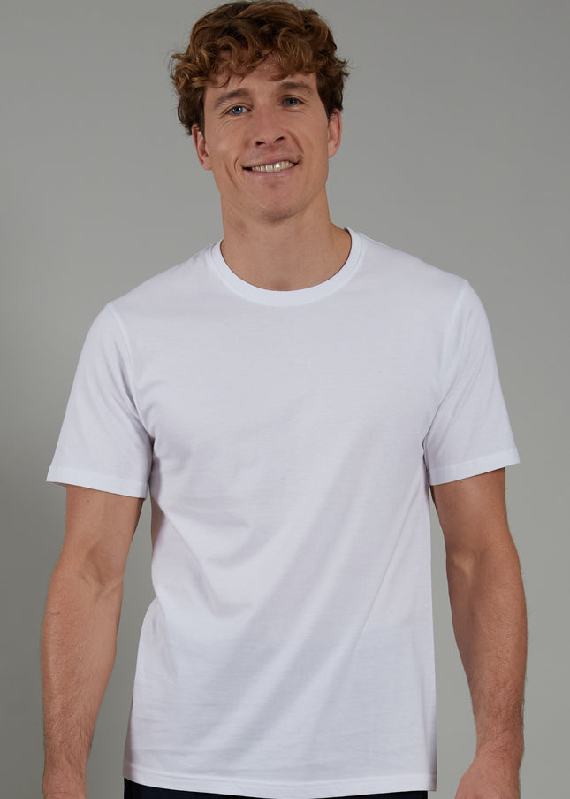 CECEBA men's shirt white plain 2-pack