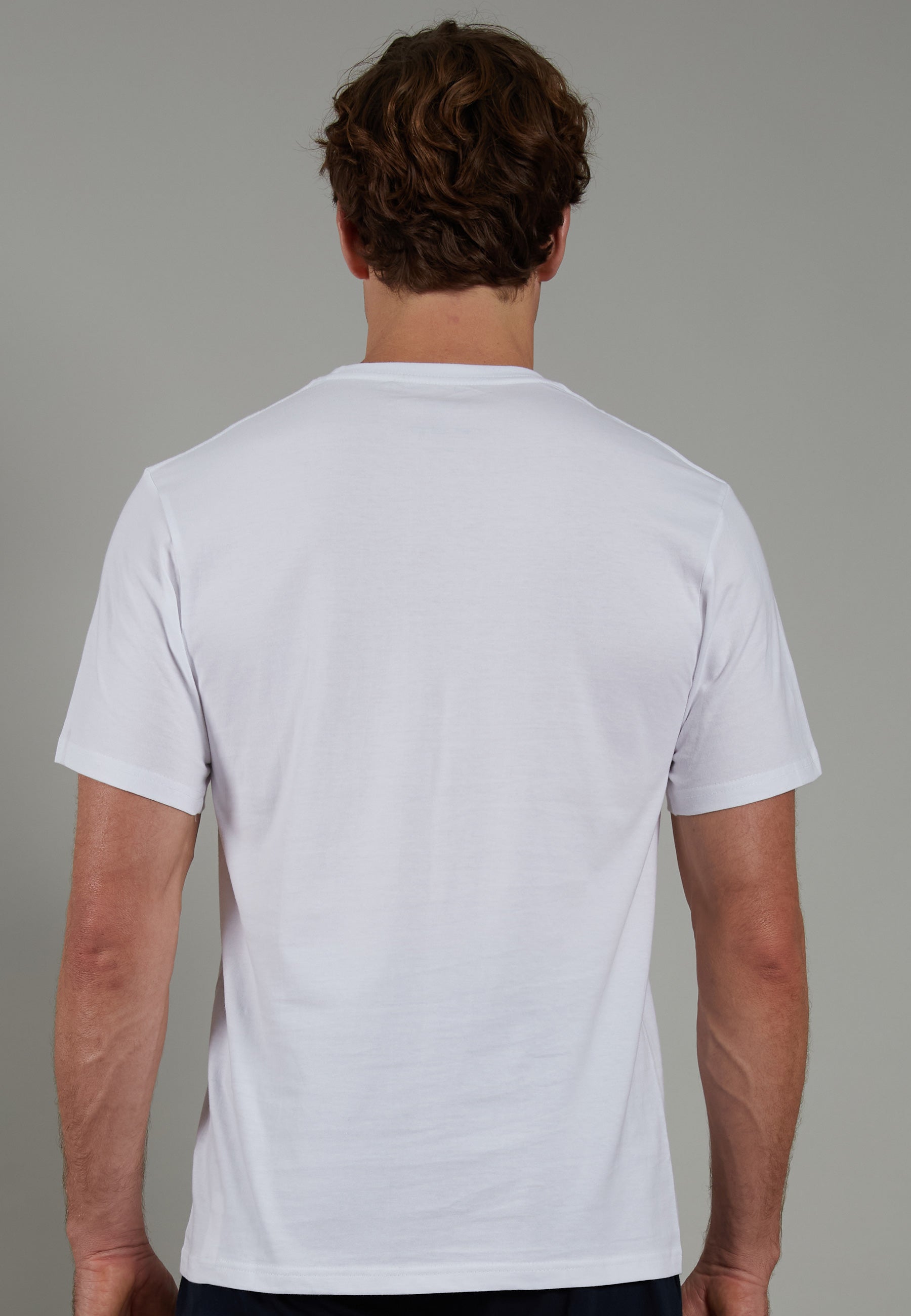 CECEBA Herren Shirt weiß uni 2er Pack