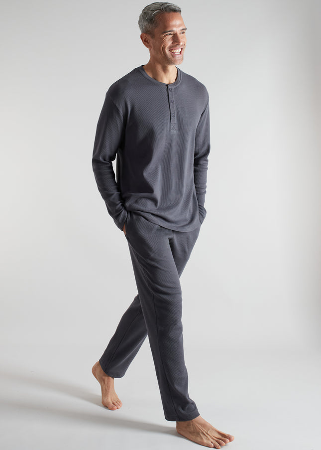 CECEBA men's pajamas grey plain