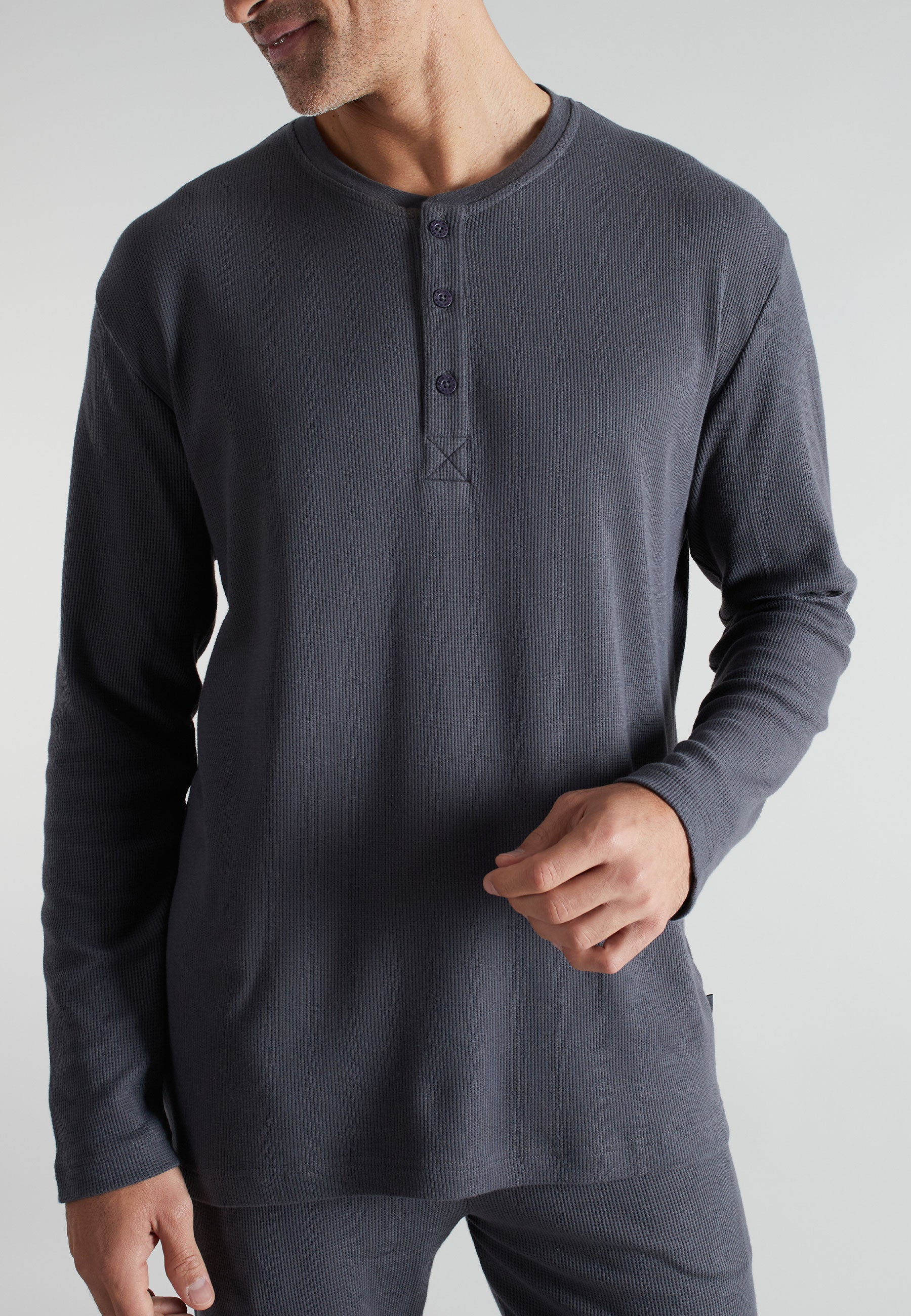 CECEBA men's pajamas grey plain