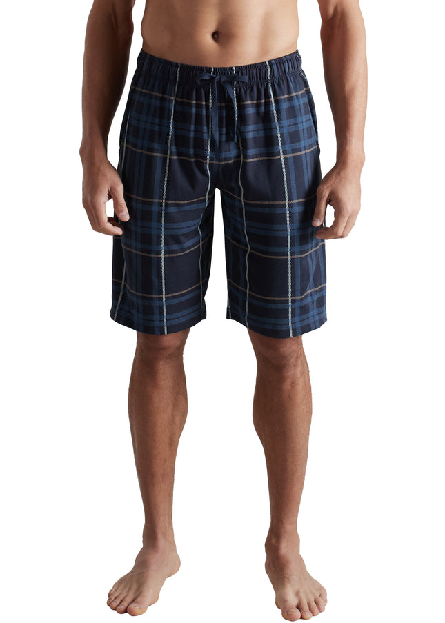 CECEBA Herren Bermuda blau kariert