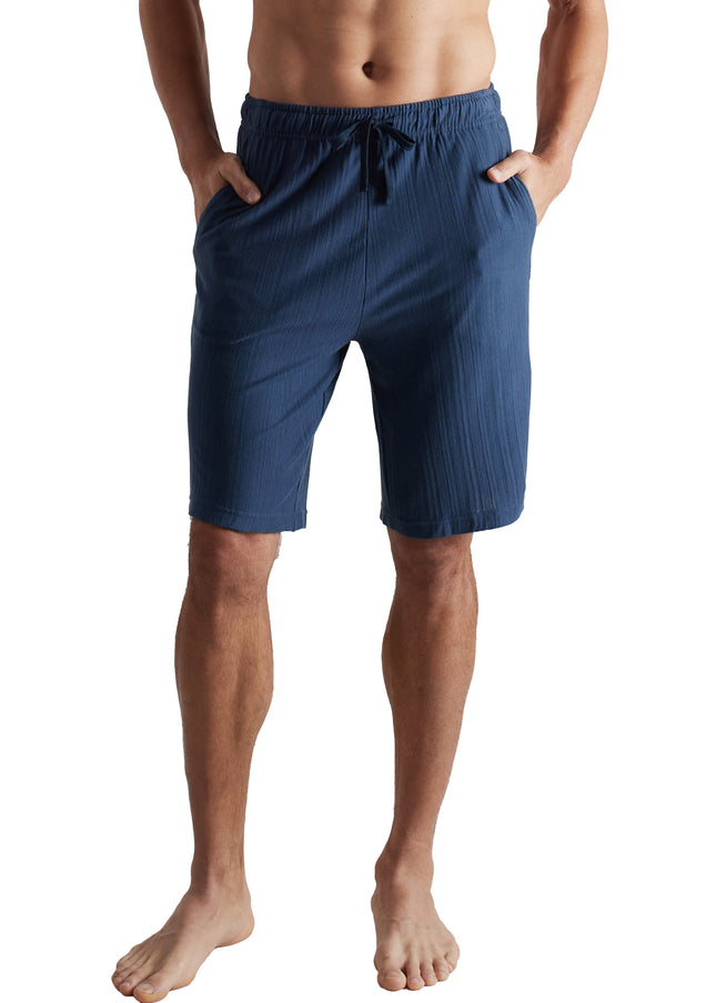 CECEBA Herren Bermuda blau längsgestreift