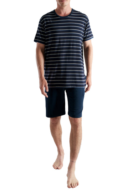 CECEBA Herren Shorty blau quergestreift