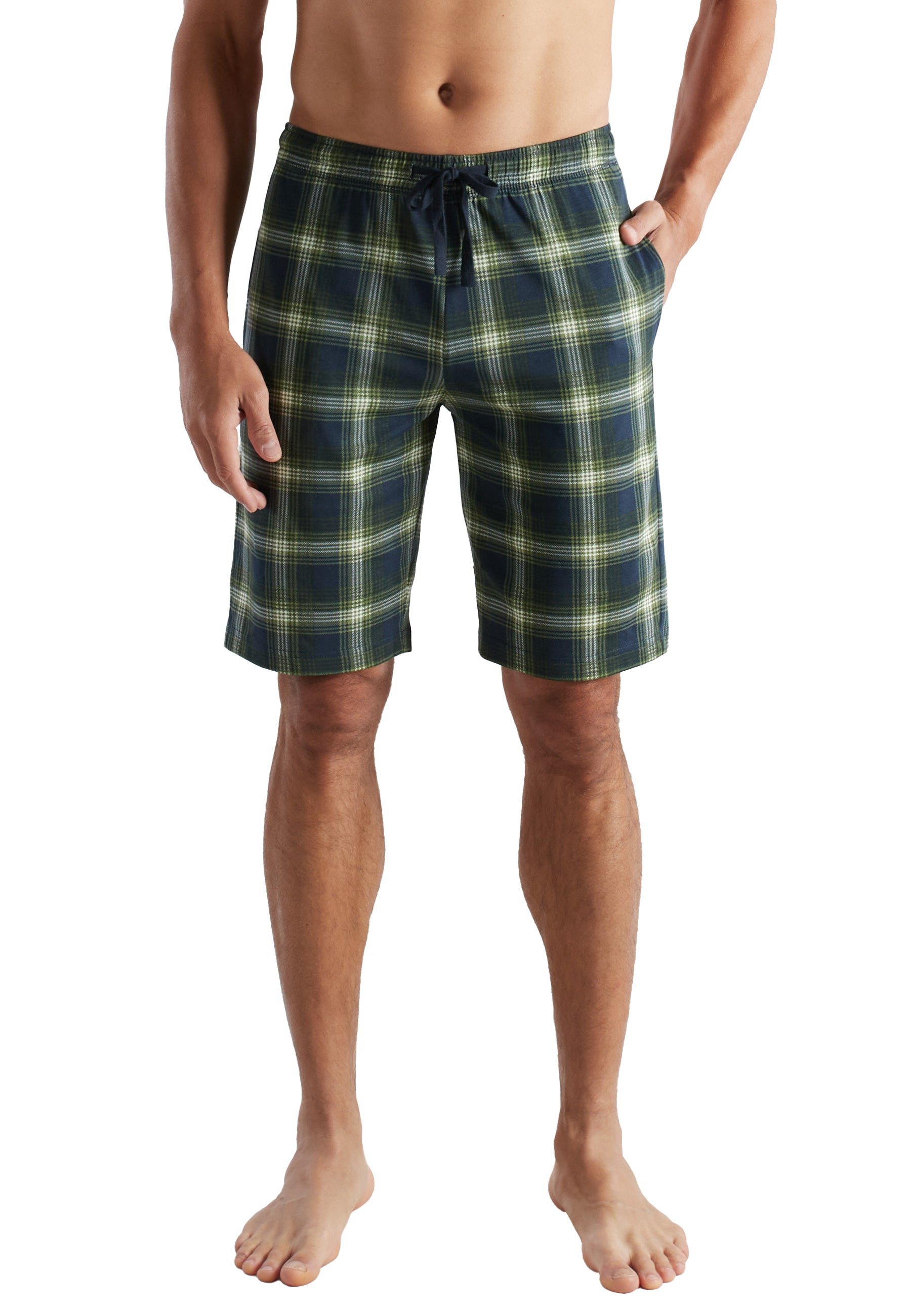 CECEBA Herren Bermuda grün kariert