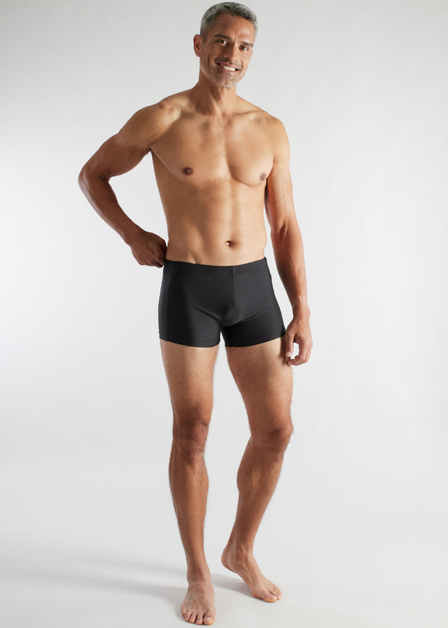 CECEBA Herren Bade-Pants schwarz uni