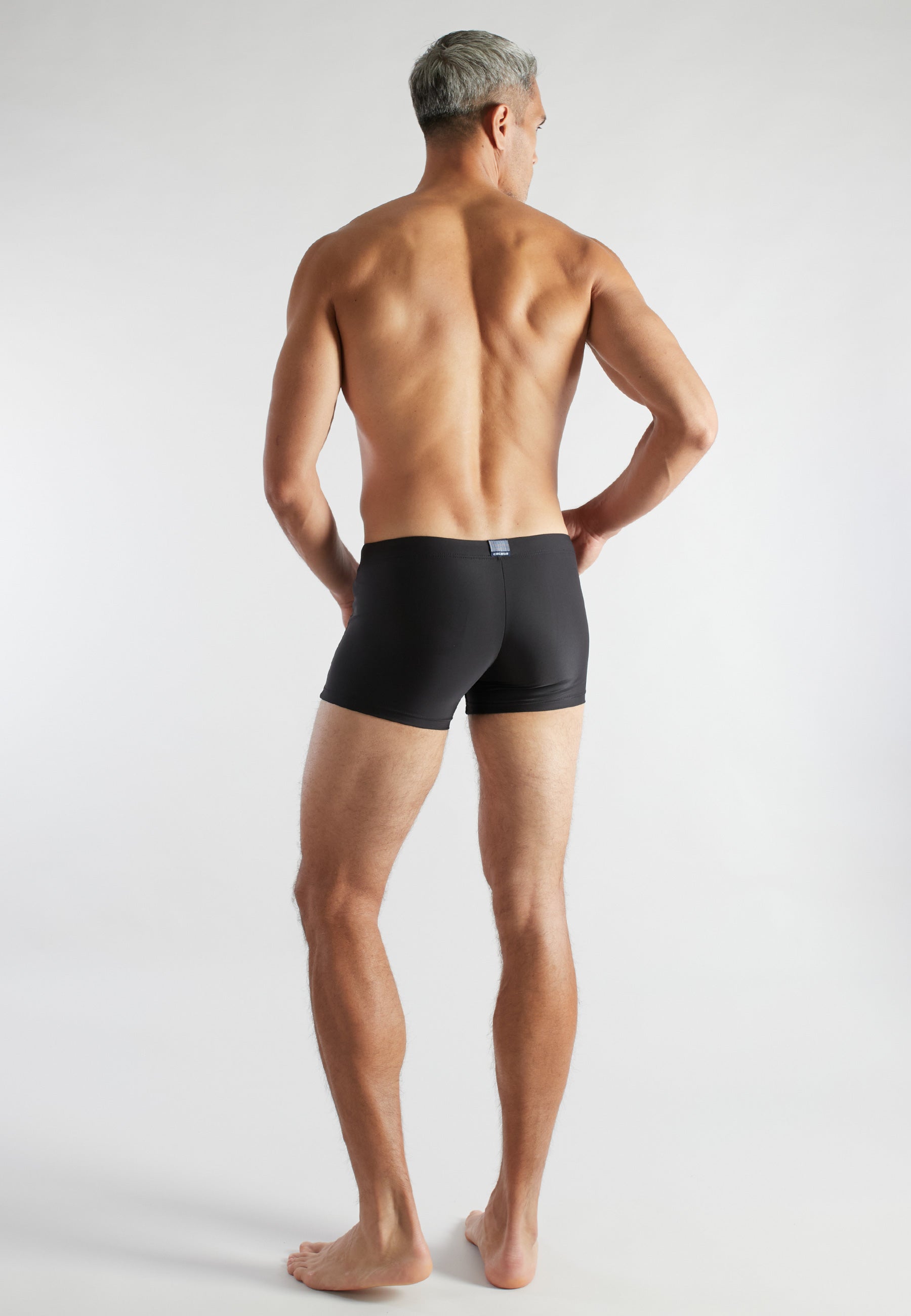 CECEBA Herren Bade-Pants schwarz uni