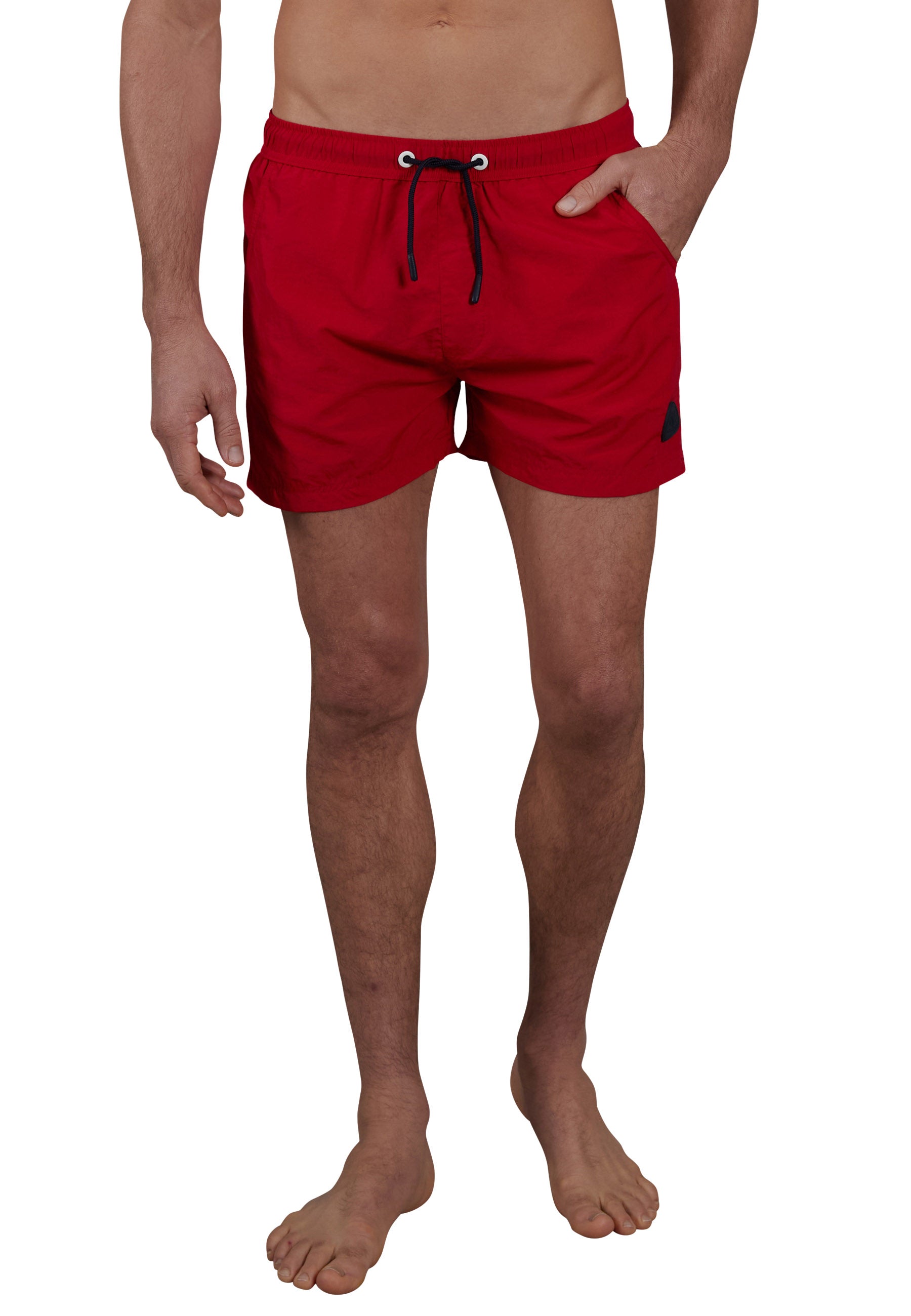 CECEBA Herren Badehose rot uni