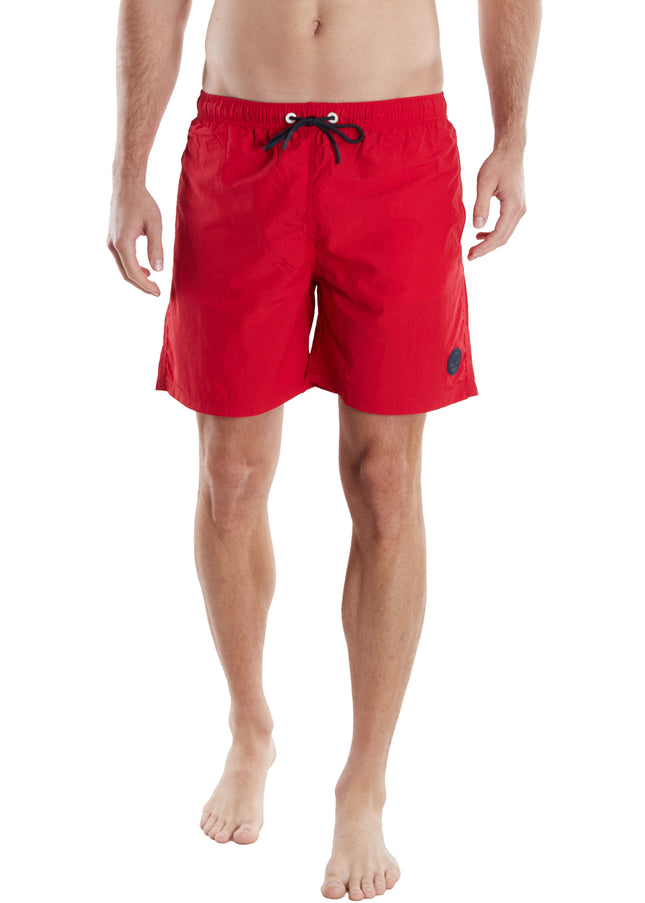 CECEBA Herren Badehose rot uni