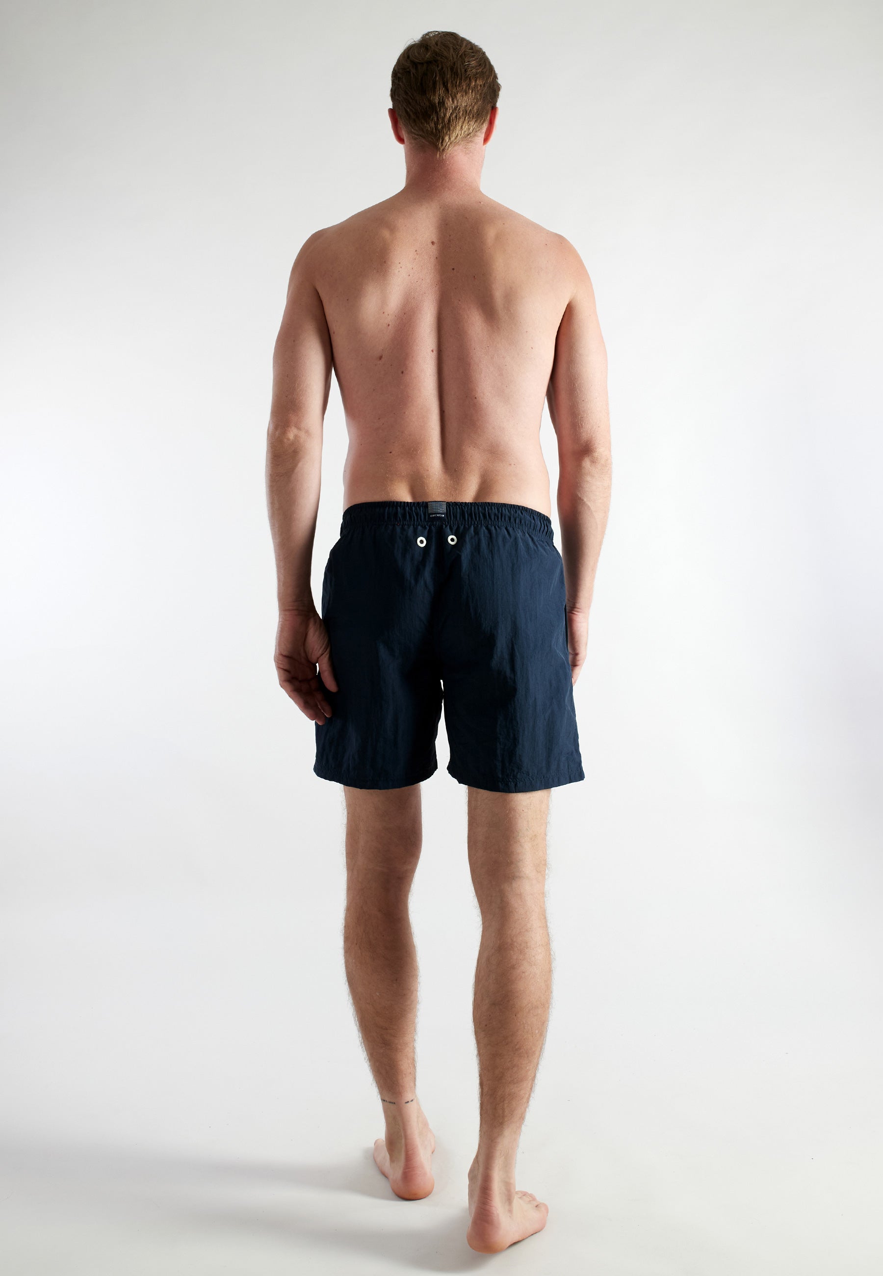CECEBA Herren Badehose blau uni