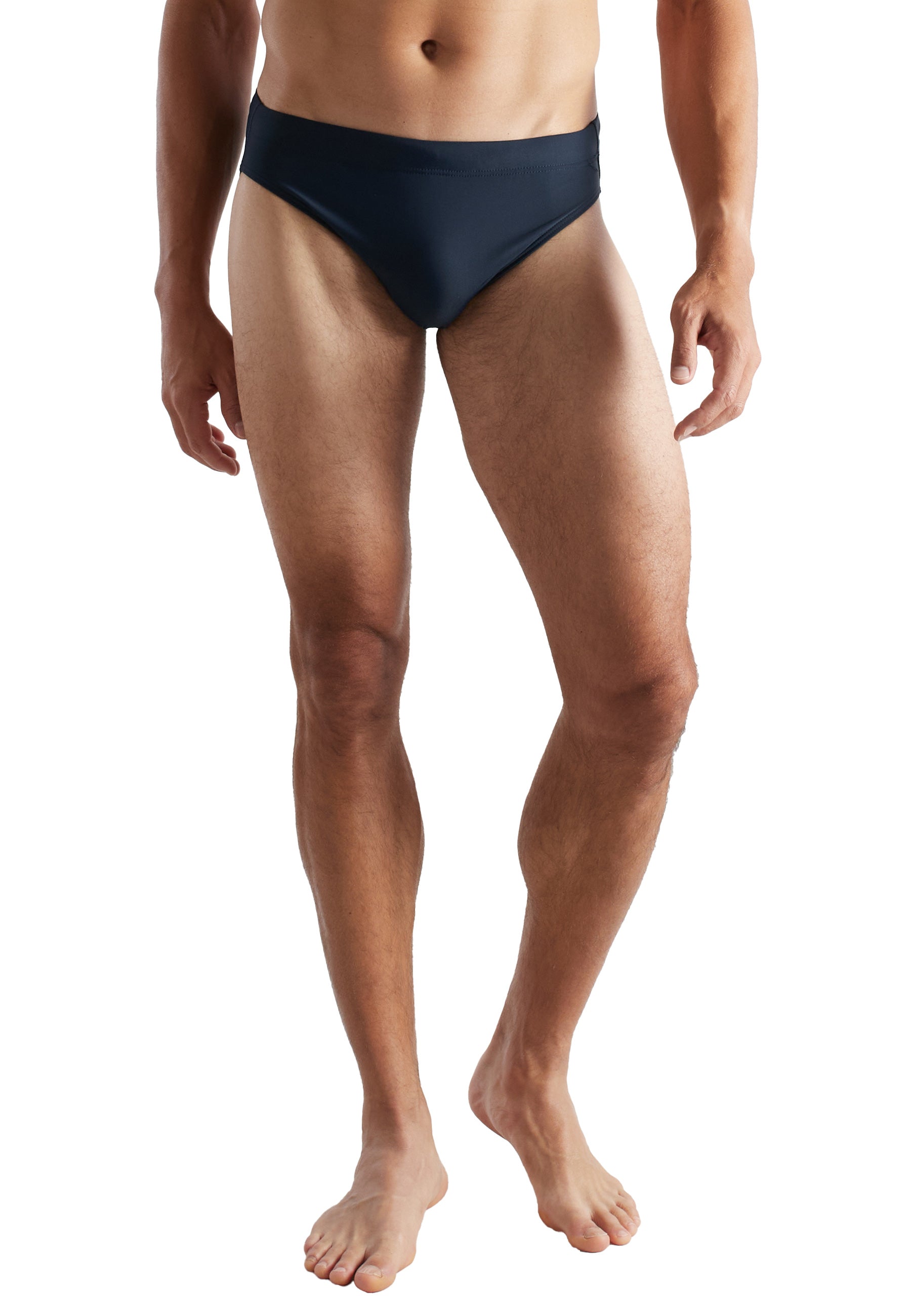 CECEBA Herren Badeslip blau uni