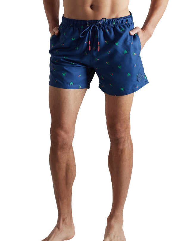 CECEBA Herren Badeshorts blau bedruckt
