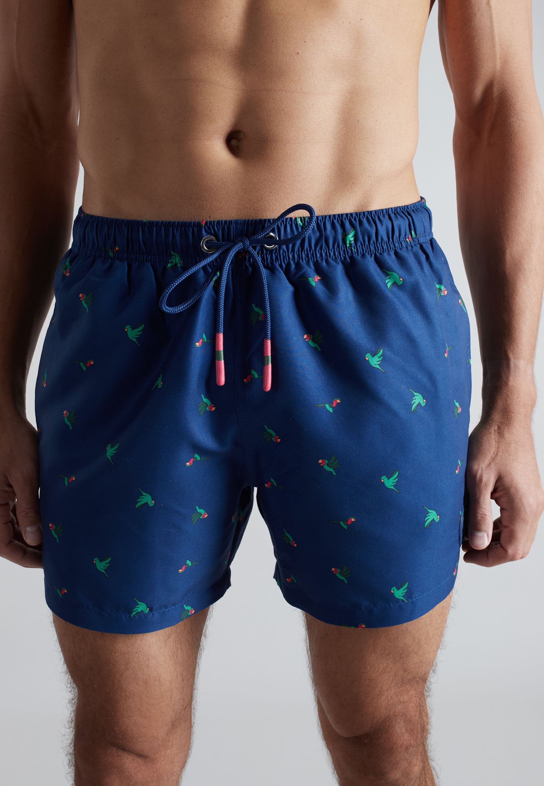 CECEBA Herren Badeshorts blau bedruckt