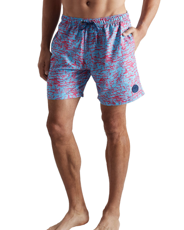 CECEBA Herren Badeshorts blau bedruckt