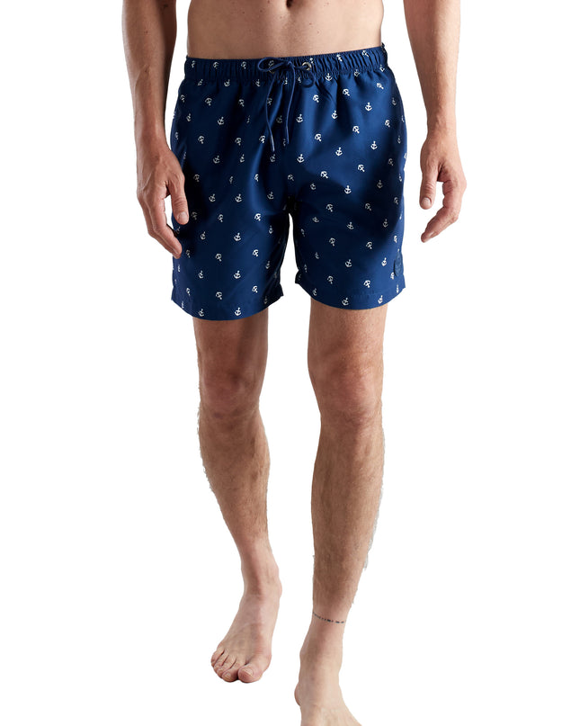 CECEBA Herren Badeshorts blau bedruckt