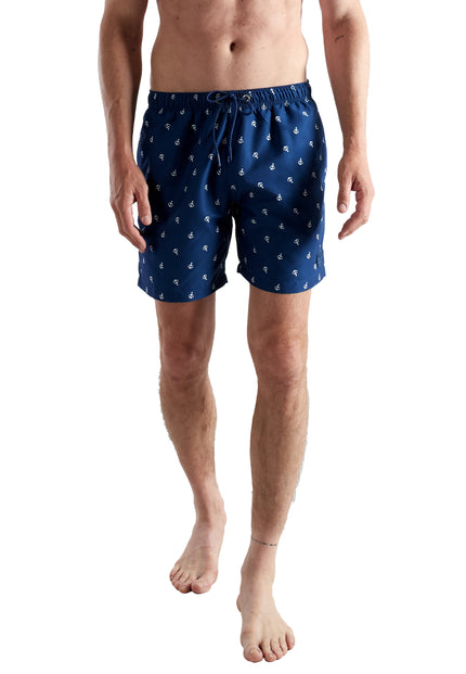 CECEBA Herren Badeshorts blau bedruckt
