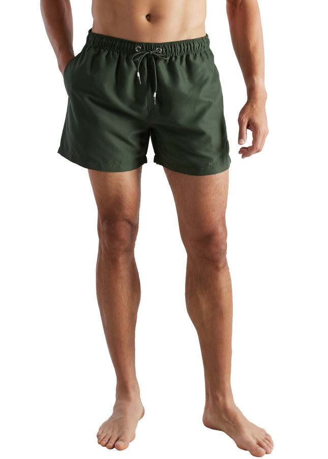 CECEBA Herren Badeshorts grün uni