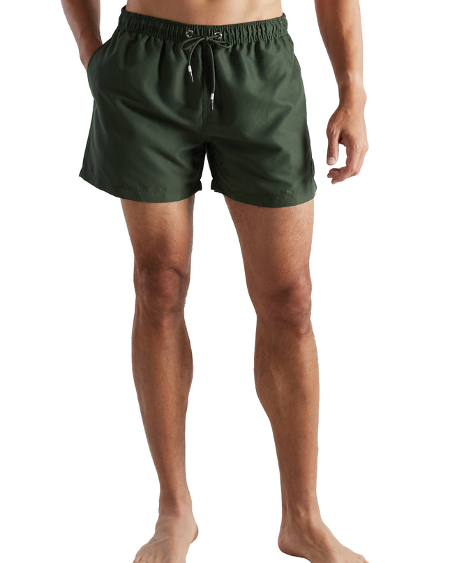 CECEBA Herren Badeshorts grün uni
