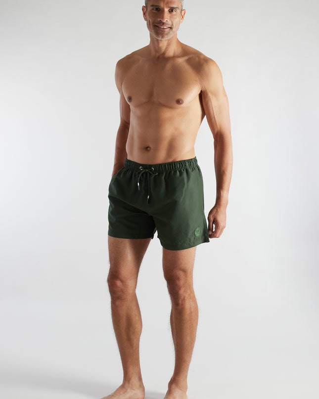 CECEBA Herren Badeshorts grün uni