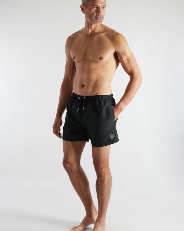 CECEBA Herren Badeshorts schwarz uni