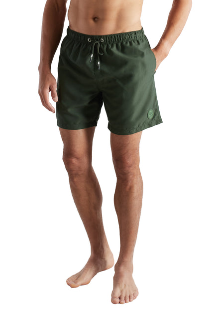 CECEBA Herren Badeshorts grün uni