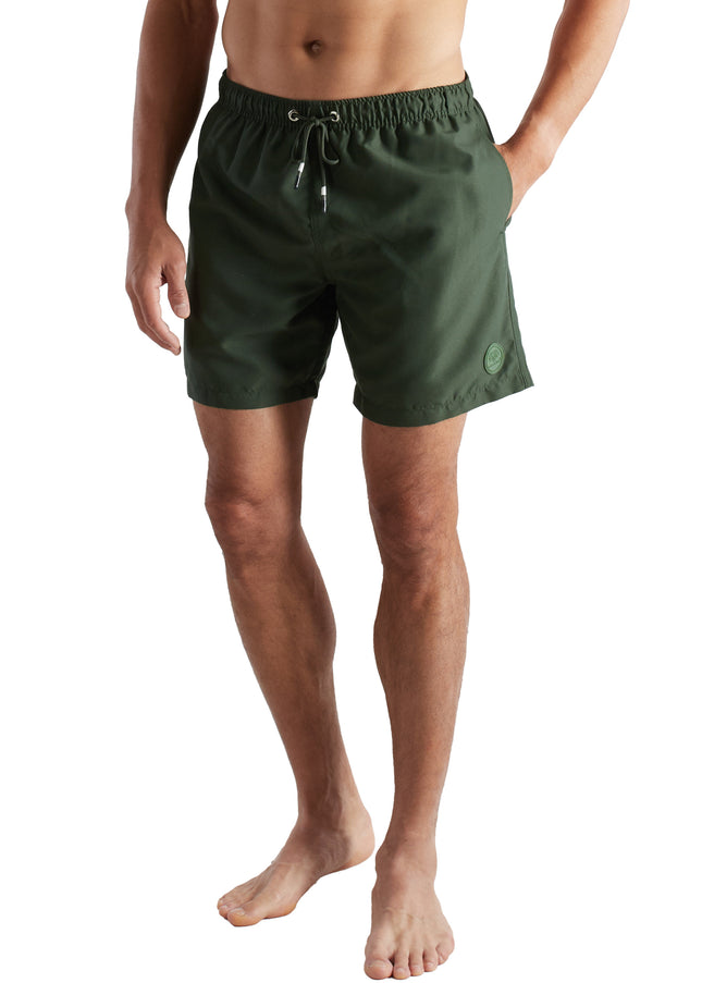 CECEBA Herren Badeshorts grün uni