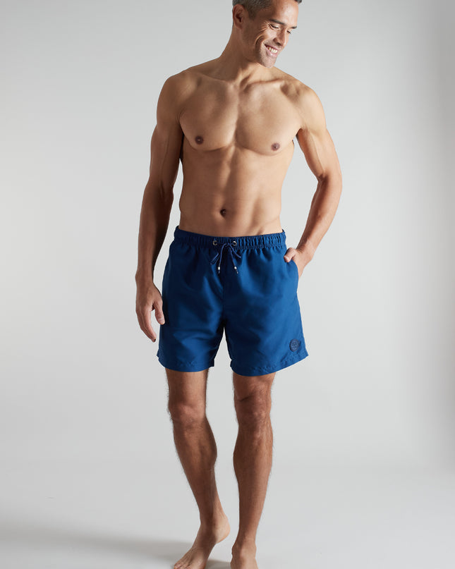 CECEBA Herren Badeshorts blau uni