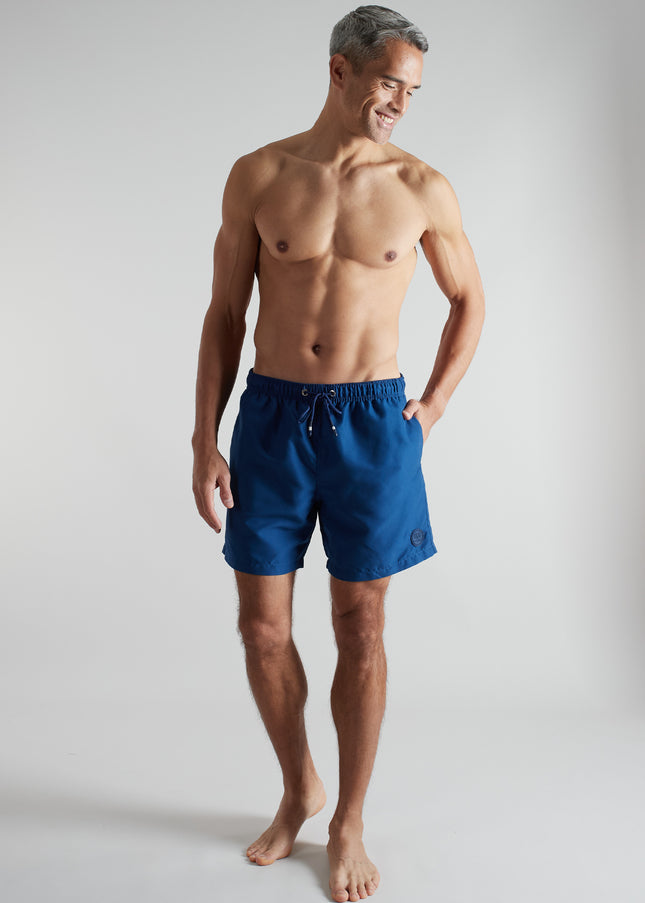 CECEBA Herren Badeshorts blau uni