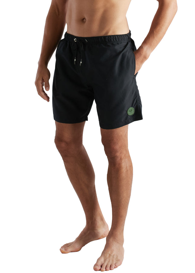 CECEBA Herren Badeshorts schwarz uni