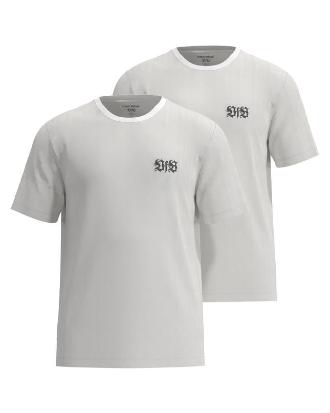 VfB men's shirt white plain 2-pack