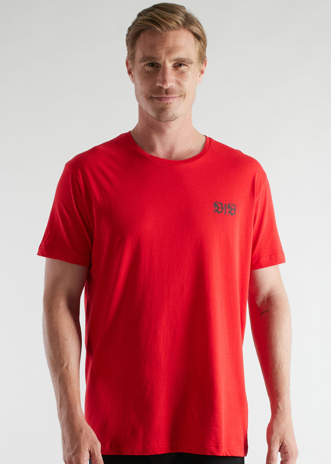 VfB men's shirt red plain 2-pack