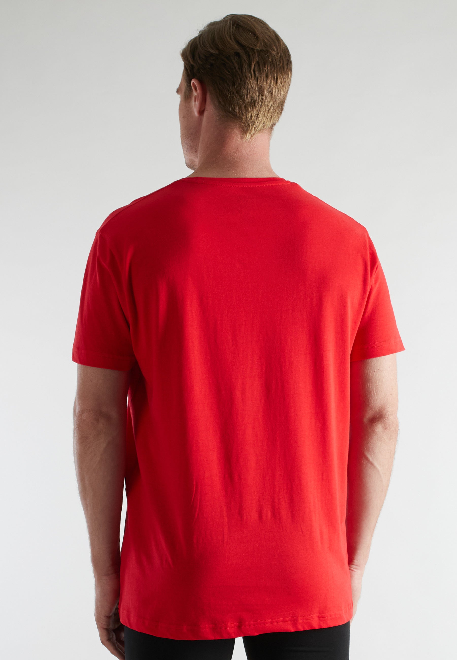 VfB men's shirt red plain 2-pack