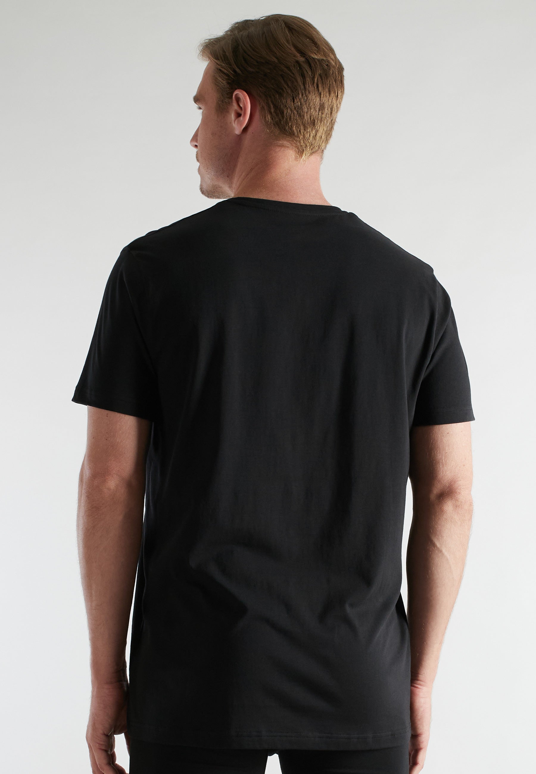 VfB men's shirt black plain 2-pack