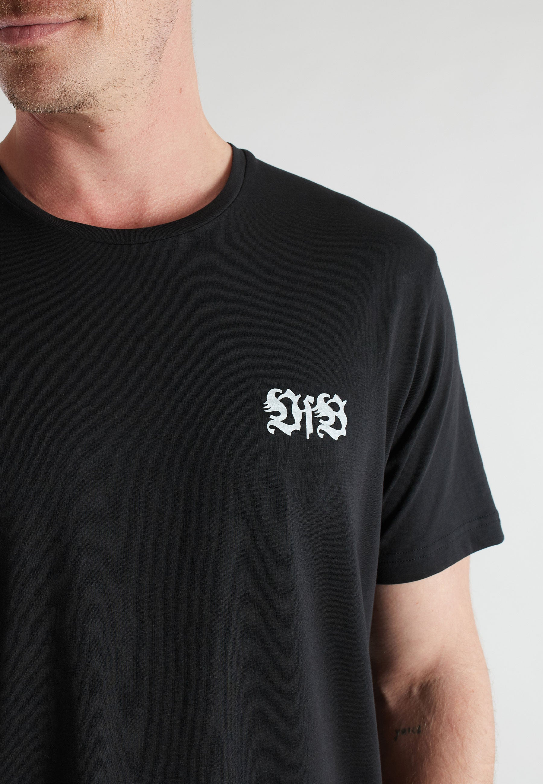 VfB men's shirt black plain 2-pack
