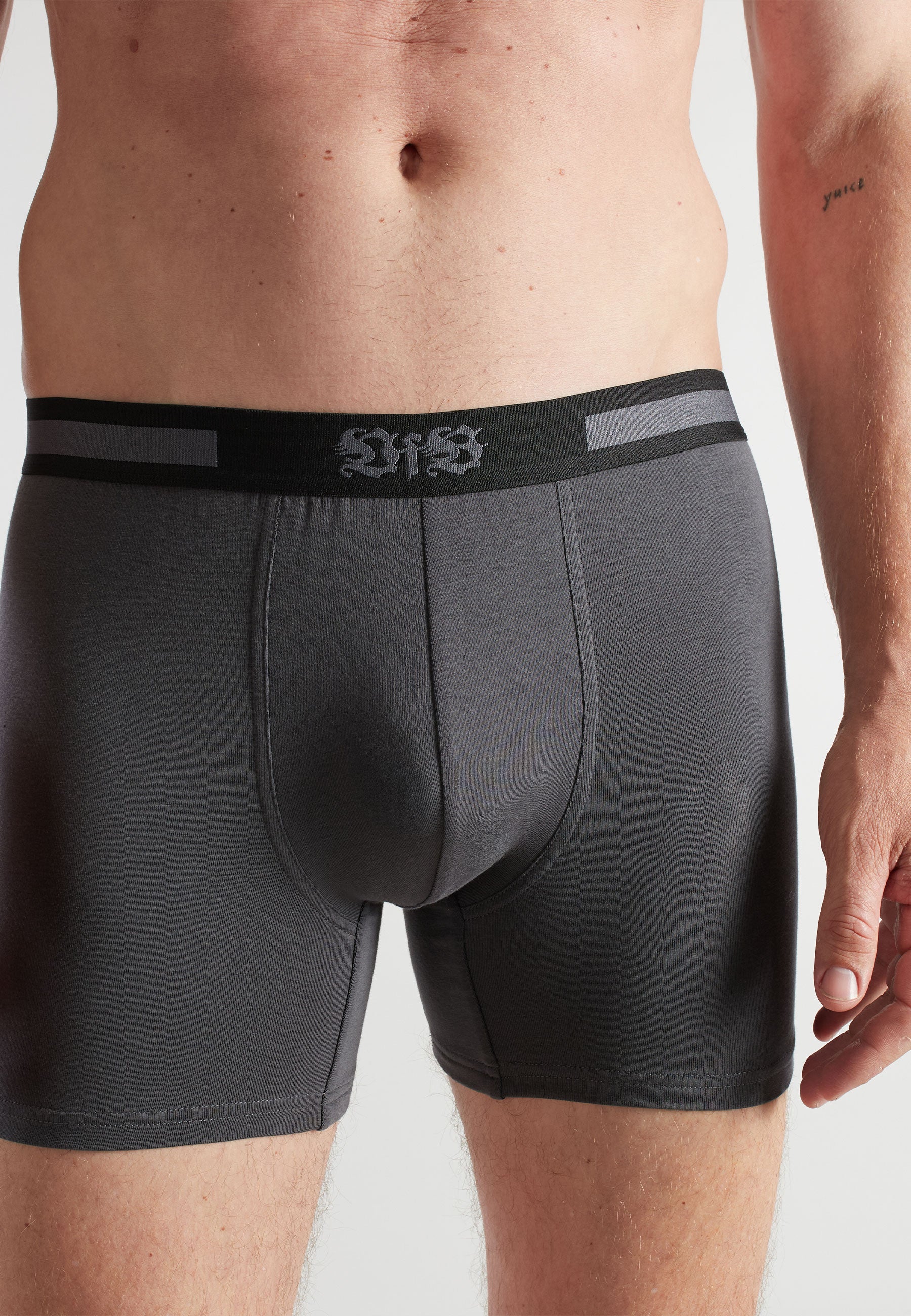 VfB Men's Pants, Black, Plain, 2-Pack