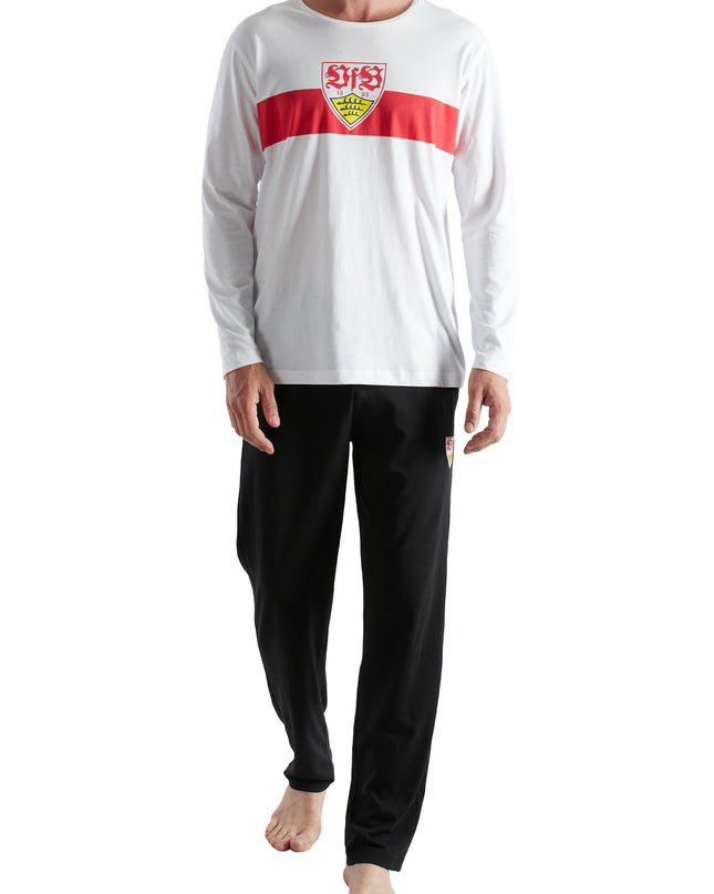 VfB Herren Pyjama weiß