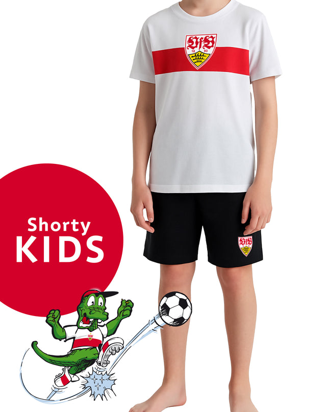 VfB Jungen Shorty weiß
