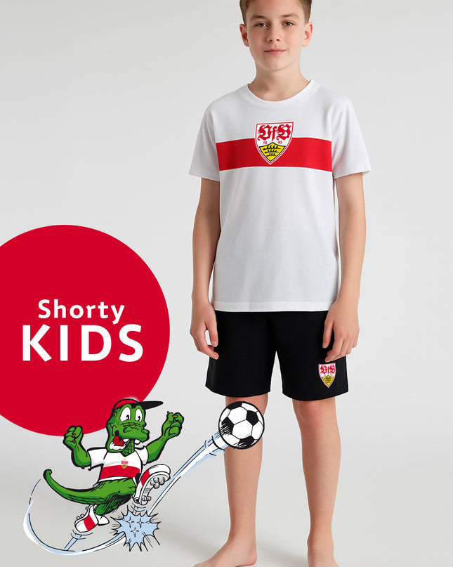 VfB Jungen Shorty weiß