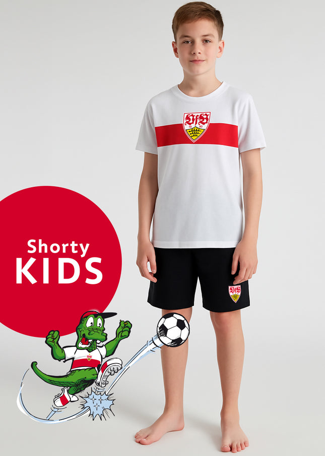 VfB Jungen Shorty weiß