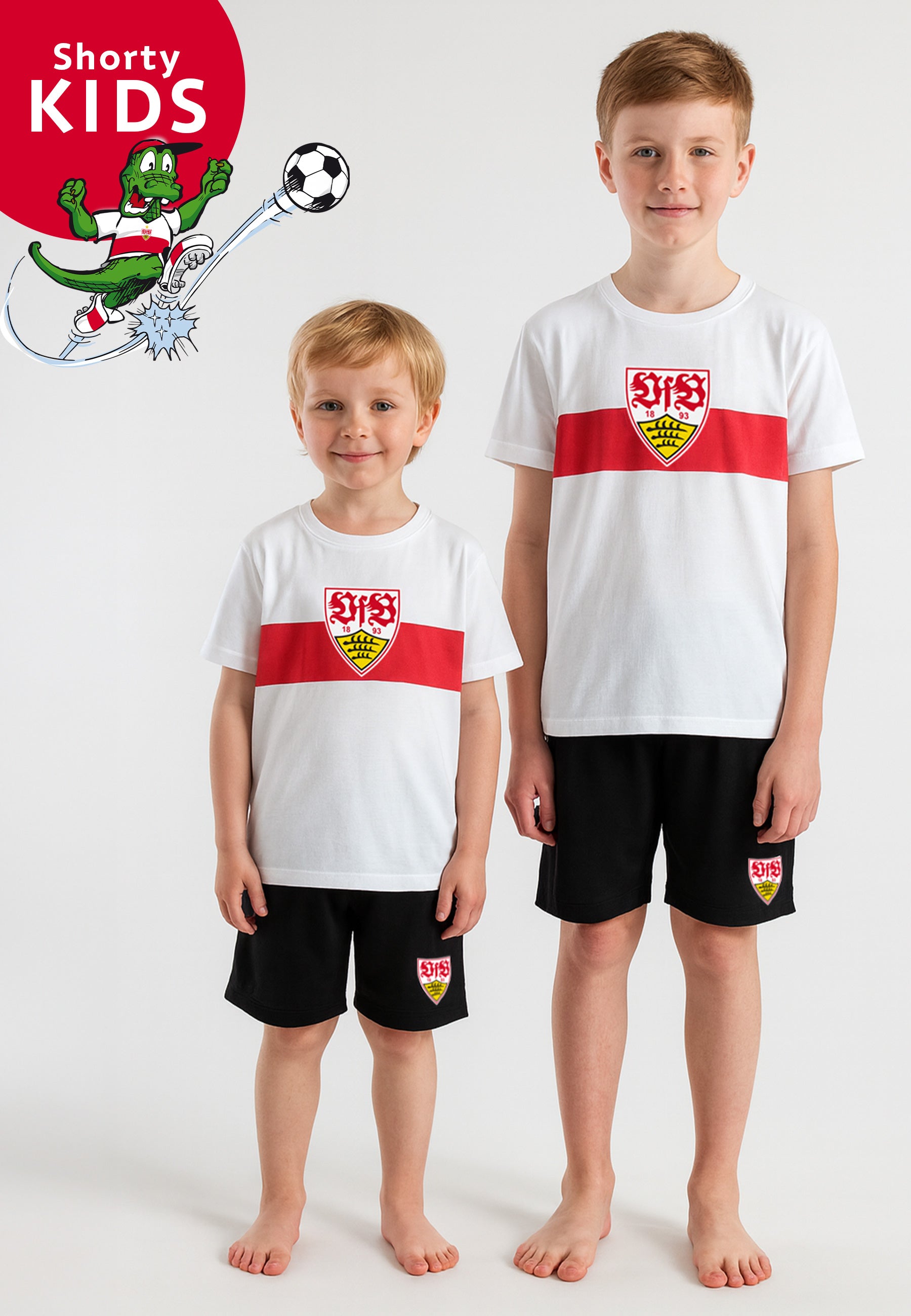 VfB Jungen Shorty weiß