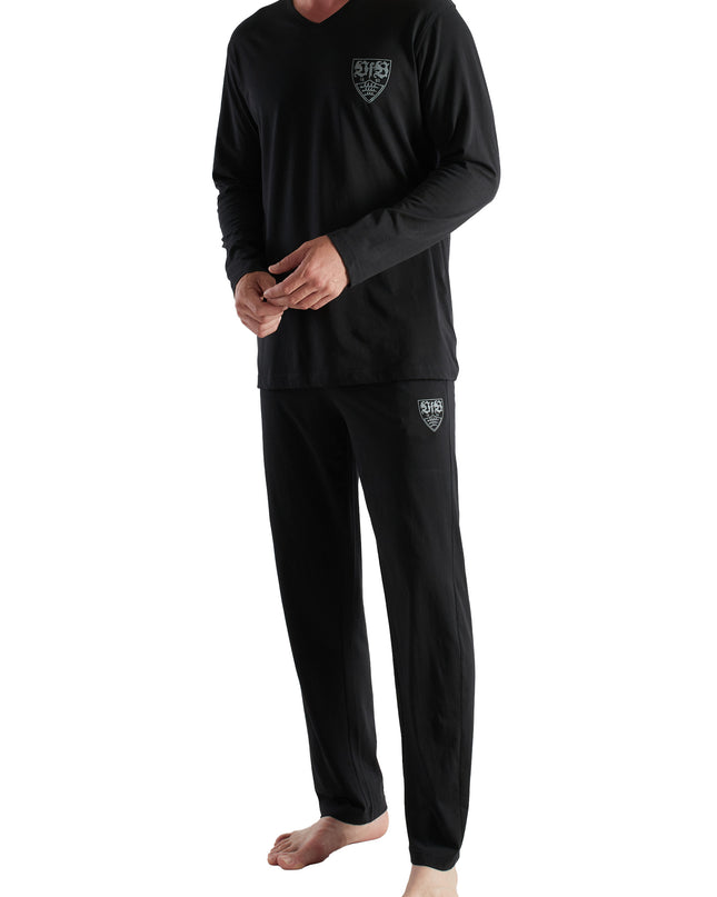 VfB Herren Pyjama schwarz