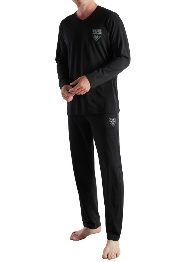 VfB Herren Pyjama schwarz